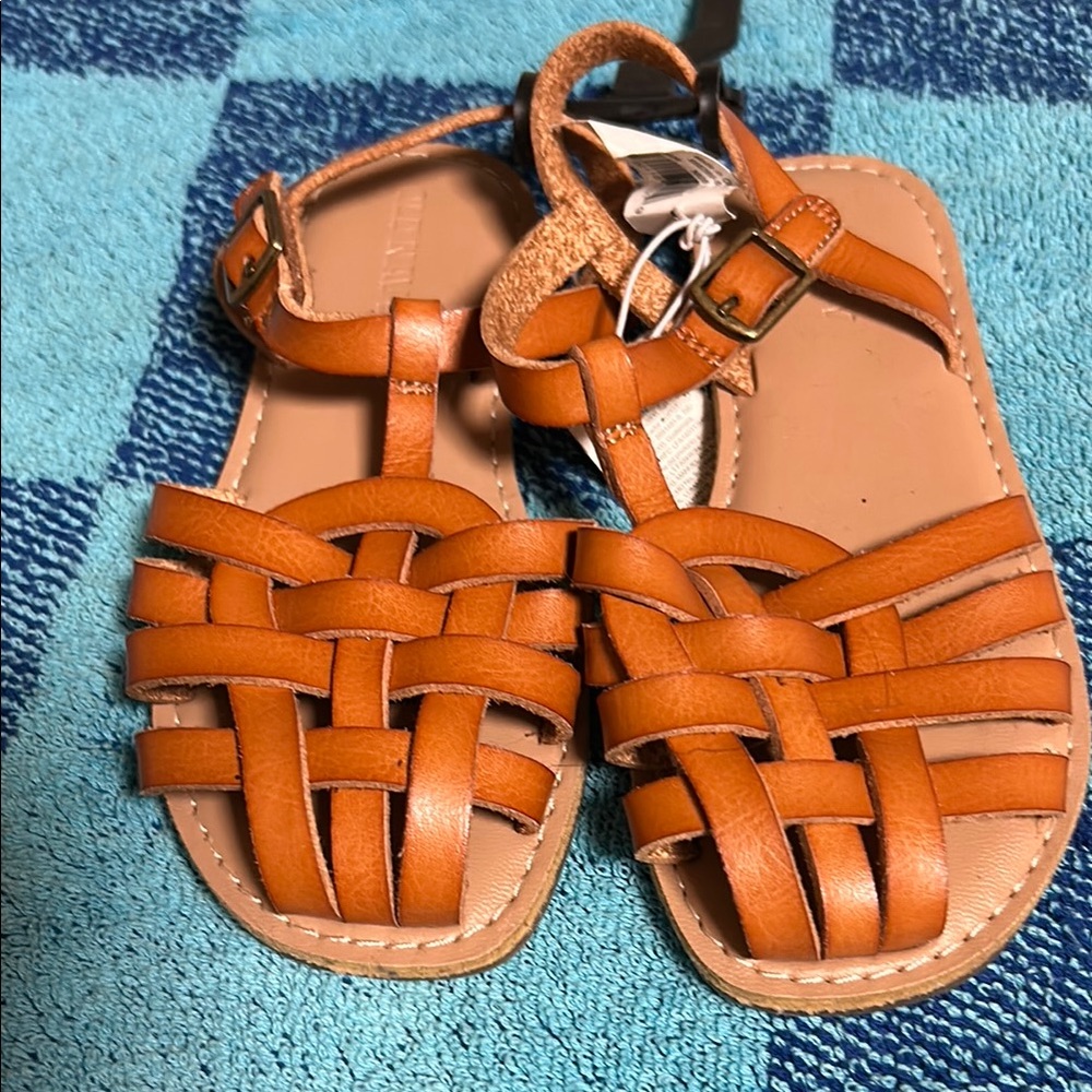 Kids Tan Sandals